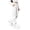 White, variant on Edvintorg Girls Cargo Pants Elastic Waisted Outdoor Hiking Pant Loose Wide Leg Workout Trouser with Pocket Teen Girl Clothes Size 5-15