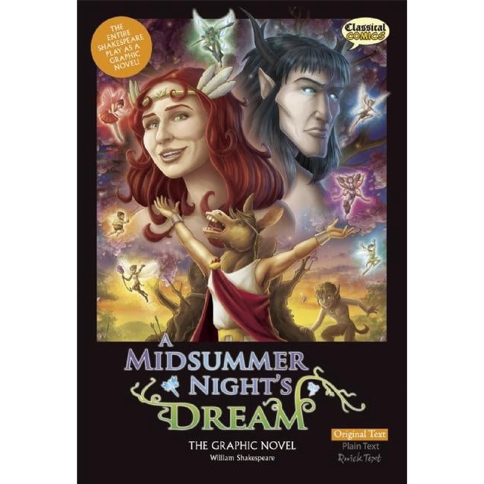 Classical Comics A Midsummer Night s Dream the Graphic Novel: Original Text (Paperback)