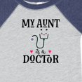 thumbnail image 4 of Inktastic My Aunt is a Doctor Girls Baby Bodysuit, 4 of 5