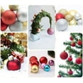 thumbnail image 3 of 36pcs Christmas Ball Ornaments, Shatterproof Christmas Decorations Tree Balls Pendants Wedding Halloween Party Decoration, Christmas Tree Decoration Ball Ornaments (4 cm/1.5''), 3 of 5