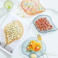 thumbnail image 3 of 1Pcs Plastic Decorative Sea Shell Conch Shaped Plate Snack Dessert Plate,Tray Dish Nautical Jewelry Organizer,Transparent Food Plates Orange 7.9x6.3x1.9in, 3 of 9