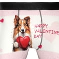thumbnail image 4 of Happy Valentine's Day Collie Brings Love Heart All Over Print Boxer Briefs Underwear for Men Dad Collie Dog Lover Gifts Idea - 02028, 4 of 6