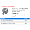thumbnail image 2 of Knock Sensor - Compatible with 2003 - 2007 Chevy Express 3500 2004 2005 2006, 2 of 2