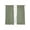 Green, variant on Blue Pure Color Sheer Curtains 45 Inch Length 2 Panels Set, Aesthetics Contemporary Luxury Voile Window Treatment Rod Pocket Small Kitchen Curtains Drapes for Bedroom 52"x45"x2