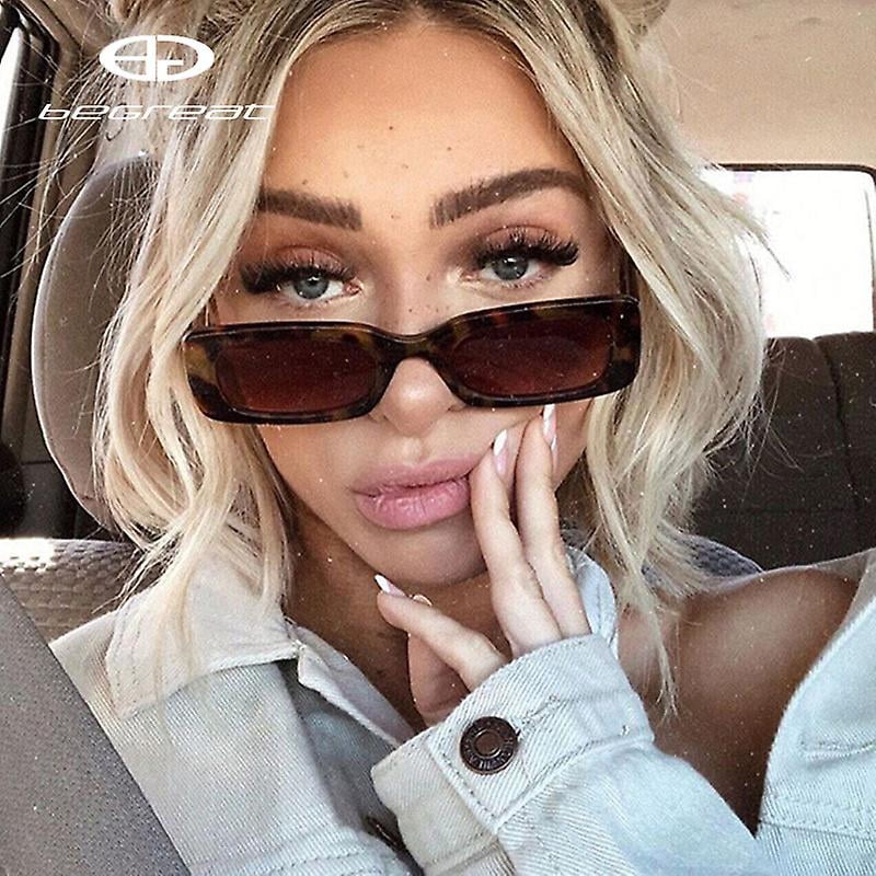 Begreat Fashion Retro Small Rectangle Sunglasses Brand Designer Vintage Travel Female Sun Glasses Eyewear Shade Uv400 Protection Walmart
