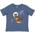 thumbnail image 3 of Inktastic Otter Space Cute Otter with Rocket Pack Boys or Girls Baby T-Shirt, 3 of 5