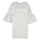 thumbnail image 1 of Trina Turk Vestido recto de ganchillo para mujer, Blanco, 2, 1 of 1