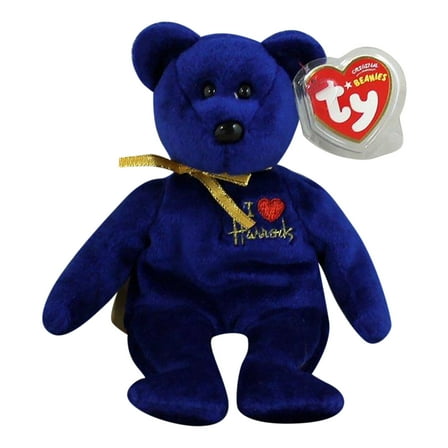 Ty Beanie Baby: Omnia the Bear - Red Heart | Stuffed Animal | MWMT's