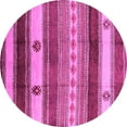 thumbnail image 1 of Ahgly Company Indoor Round Southwestern Pink Country Area Rugs, 4' Round, 1 of 4