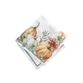 thumbnail image 2 of Elrene Home Fashions Pumpkin Harvest Vine Napkins, Set of 4, Multicolor, 17" x 17", 2 of 4