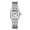 Silver White, variant on CHEETAH Watches for Women with Small Vintage Bracelet, Rectangular Case Roman Dial