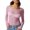 Red, variant on oqasdz Womens Thermal Underwear Lace Long Sleeve Top Sheer Mesh Cropped Top Floral Slim Fit Off Shoulder Top T Shirt Fashion Street Daily Wear