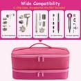 thumbnail image 4 of Travel Carrying Case for Hair Dryer Shark Flexstyle Dyson Airwrap Brush Double-Layer Hair Accessories Tools Storage Bag for Revlon Hairdryer Styler Organizer, 4 of 6