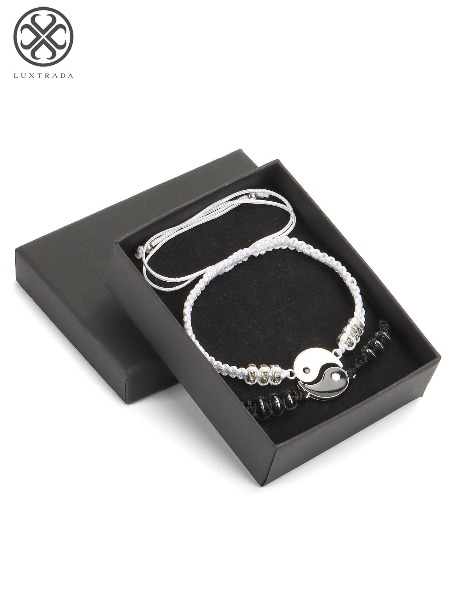 Luxtrada Yin Yang Friendship Jewelry Set, Charm Love Couple