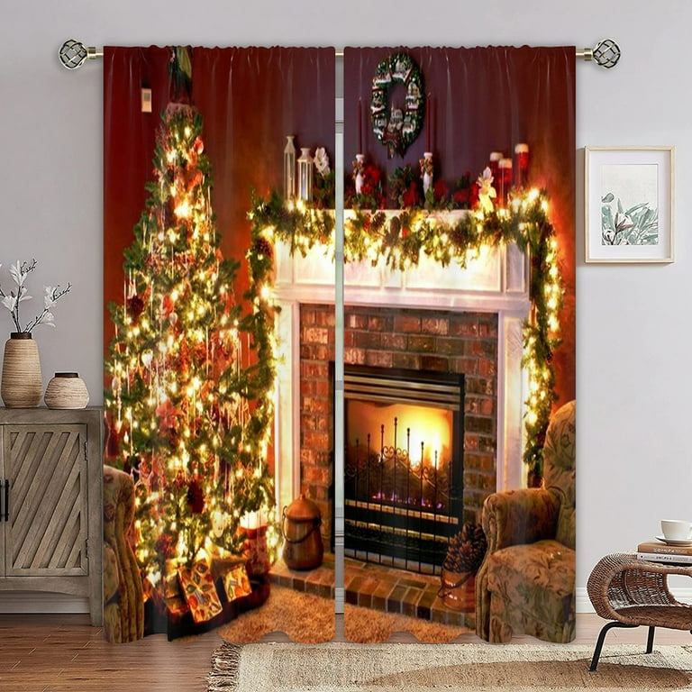 Christmas Living Room Curtains Matttroy