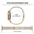 thumbnail image 3 of Luxury Diamond Strap for Apple Watch Band 41mm 40mm 42mm 38mm 45mm 44mm Stainless Steel Bracelet iWatch Bands, for iWatch Serie 7/6/SE/5/4/3/2, 3 of 6