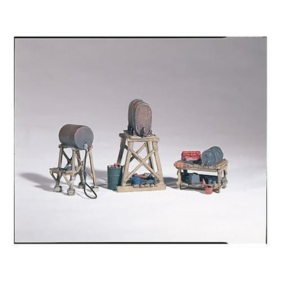 Woodland Scenics HO Scale Scenic Details 3 Fuel Stands