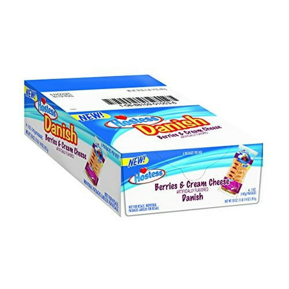 Hostess Danish, Berries & Cream Cheese, 5 Ounce, 6 Count