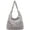 Grey, variant on 3d Flower Tote Bag for Women Floral Hobo Shoulder Bag Casual Lightweight Work Shopping Handbag Everything Tote Bag
