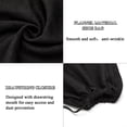 thumbnail image 6 of 4 Pcs Shoe Bags for Travel, 17.7" x 13.8" Dustproof Shoe Bags with Drawstring Closure,Washable & Reusable(Black), 6 of 6