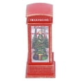 thumbnail image 1 of Decoración de cabina telefónica de Papá Noel, decoraciones navideñas, cabina telefónica, lámpara de cabina telefónica, adornos de escritorio, artesanía superior, 1 of 8