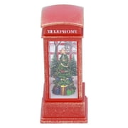 Christmas Decorations Telephone Booth Decoration Night Light Home Decoration Luminous Decoration GiftTree