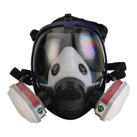 AngelCity Dustproof Full Face Organic Vapor Respirator Chemical Anti Virus Respiratory Protection Formaldehyde Paint Pesticide Gas (Best Face Mask For Virus Protection)