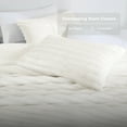 thumbnail image 6 of Regency Heights Full/Queen Size Comforter Set, Fluffy Ribbed Plush Comforter Set, 3-Piece Bedding Set, Ivory, 6 of 7