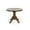 Medium Brown, variant on Wickerix Round Solid Wood Dining Table 38.5'' D with Pedestal Base, Kitchen Round Table for 2 and 4 Persons, Restaurant Table, Espresso Color