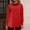Red, variant on pstuiky Sweaters for Women, Women Button Printing Long Sleeve Crew Neck Pullover Button Sweater Loose Fit Winter Oversized Sweater Knit Tops
