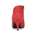 thumbnail image 2 of Unique Bargains Women's Pointed Toe Kitten Heel Ankle Boots, 2 of 7
