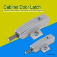 thumbnail image 3 of Gray POM Draw Latch, With  Tip Cabinet Door Latch, Cupboard For Kitchen, 3 of 8