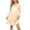 Yellow, variant on Fesfesfes Kids Girls Cute Single Bow Print Satin Dress Long Sleeve Round Neck Soft Silky Lightweight Pullover for Casual Home Daily Wear Ages 5-15 Years