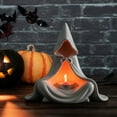 thumbnail image 6 of Wizard Cloak Ceramic Candle Holder with Hooded Design,Decorative Mystical Candle Stand for Home,Party,Halloween,Gothic Decor,Elegant Gift for Witchcraft Enthusiasts, 6 of 6