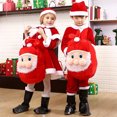 thumbnail image 5 of Nkmbld Large Christmas Gift Bags, Santa Claus Gift Bags Velvet Smile Old Man Christmas Decoration Backpack Bags, 5 of 6