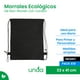 thumbnail image 2 of Pack de 10 Morrales | Bolsas Ecológicos de Non Woven con Cordón | Mochila para Gimnasio, Escuela y Viajes | Bolsa Deportiva | Medidas 33 x 41 cm | Ligeros y Resistentes | UNDA, 2 of 6
