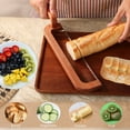 thumbnail image 4 of YMAM.LIGHT Bread Knife for Homemade Bread, Sourdough Bread Cutter, 15" Wooden Bread Bow Knife with Improved Grip, Easy to Cut Sourdough Bread, Baguettes and Fruits, 4 of 7