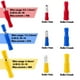 thumbnail image 1 of Conector de cable de crimpado con bala aislado, surtido de 100 piezas, 1 of 8