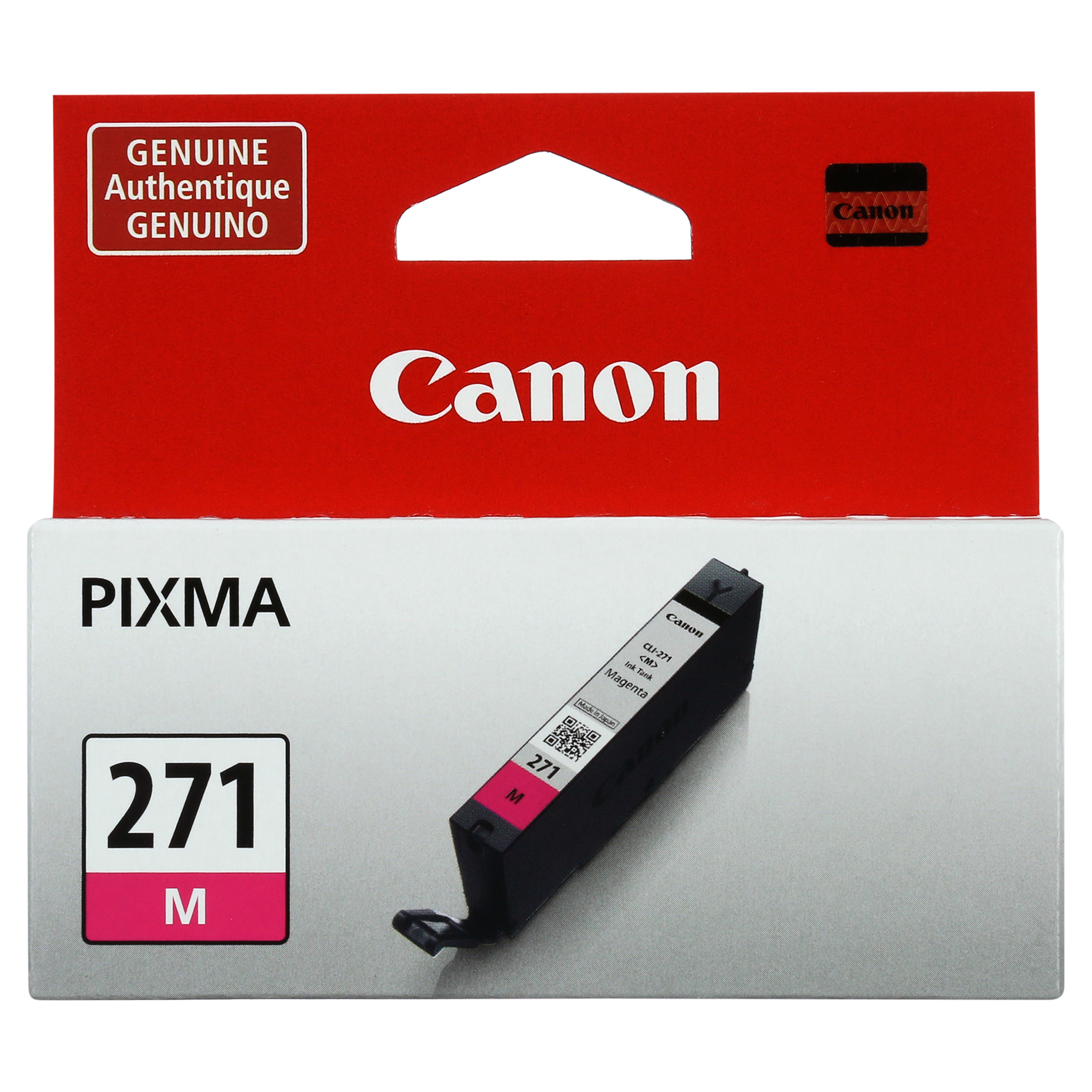 2-Pack Genuine Canon CLI-271 Magenta Ink Cartridges – For PIXMA MG5720, MG6820, MG7720, TS5020 – Open Box