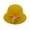 Yellow, variant on Vintage Cloche Hats Women's Imitation Wool 1920S Vintage Cloche Bucket Bowler Hat Fall Winter Flowers Felt Hats Small Top Hat (Yellow,One Size)