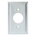 thumbnail image 1 of Placa Para Receptáculo Leviton Acero Inoxidable Plata 10.6X7, 1 of 3