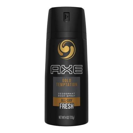 AXE Gold Temptation Body Spray for Men, 4 oz (Best Golden Axe Game)