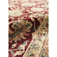 thumbnail image 4 of Pasargad Home Agra 97" x 119" Hand-Knotted Lamb's Wool Area Rug in Red/Green, 4 of 4