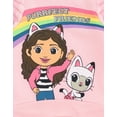 thumbnail image 3 of Dreamworks Gabby's Dollhouse Pandy Paws Big Girls Fleece Fur Sweatshirt Pink 10-12, 3 of 5