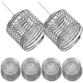 thumbnail image 4 of Shisuyan Conteneur Rectangulaire pour Fertilisation Argent 6 Pcs 2.2x1.2x1.2in, 4 of 9