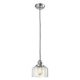 thumbnail image 4 of Innovations Lighting  Franklin Restoration Bell - 1 Light 8" Cord Hung Mini Pendant Clear/Polished Nickel, 4 of 5