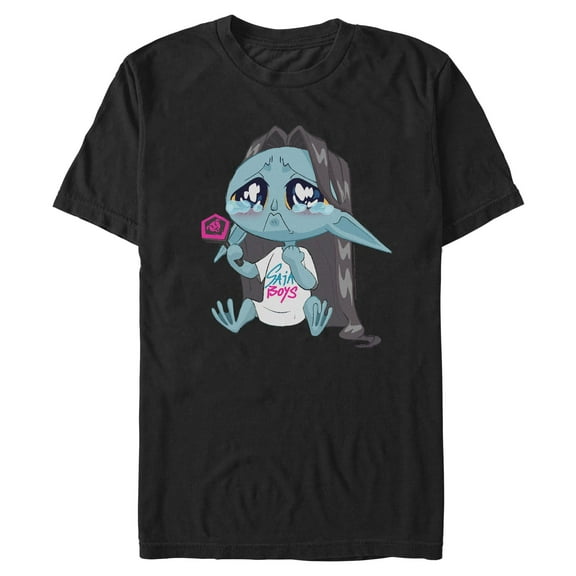 Mens KPop Demon Hunters Chibi Crying Fan T Shirt