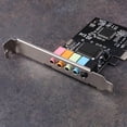 thumbnail image 3 of 10X Tarjeta de Sonido PCIe 5.1, Tarjeta de Audio 3D Envolvente PCI Express con Alto Rendimiento de Sonido Directo y Soporte de Perfil Bajo, 3 of 5