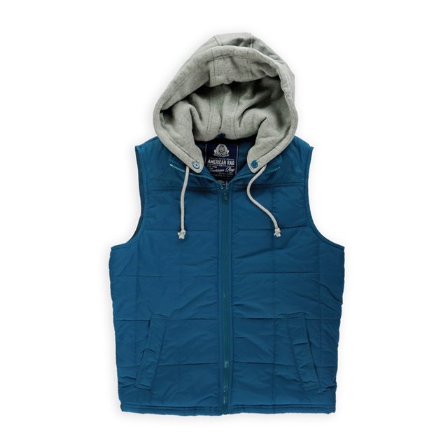 Chaleco desmontable American Rag con capucha para Hombre Azul Pequeño