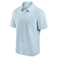 thumbnail image 2 of Men's Fanatics Light Blue Los Angeles Rams Front Office Button-Up Shirt, 2 of 3